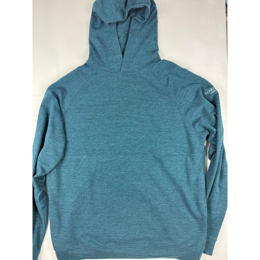 Turtleson Hoodie Large Teal Gamble Sands Scarecrow Raglan Pullover Mens